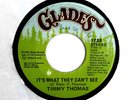 TIMMY THOMAS 45 It's What They Can't See /Ebony Affair GLADES 75 HEAR MIAMI Funk