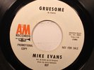 Hear  Rock Psych Halloween Promo 45 Mike Evans - Gruesome / Nowhere Land On A&M