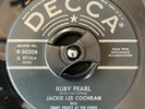 Rockabilly JACKIE LEE COCHRAN Ruby Pearl DECCA Orig. Machine stamped 45 MINT-