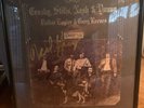 Crosby Stills Nash Young Deja Vu Vinyl LP 1970, Framed And Autographed By Group