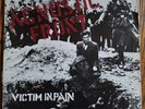 agnostic front victim in pain, 1984, original,  pre-censored cover art