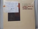 Luther Ingram If Loving You Is Wrong I Don't Want To Be Right LP Sealed Receipt