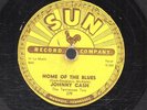 81g5.  Johnny Cash - Home of the Blues & Give My Love to Rose - Sun 279