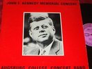 AUGSBURG COLLEGE CONCERT BAND John F. Kennedy Memorial PRIVATE 1964 MN LP RARE