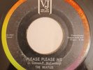 THE BEATLES RECORD PLEASE PLEASE ME RARE ERROR OVAL AND BRACKET LABELS