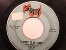Hear  Northern Soul Pittsburgh 45 Patti & The Playboys - I Want To Be Loved / Te