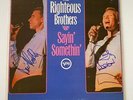 THE RIGHTEOUS BROTHERS SIGNED Vinyl  LP SAYIN' SOMETHIN' VERVE V5010