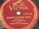 78 Classical Leopold Stokowski Victor 1692 RUSSIAN CHRISTMAS MUSIC Near Mint