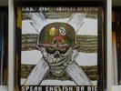 S.O.D. Stormtroopers Of Death Speak English Or Die grey & black colored vinyl lp
