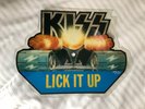 KISS, “LICK IT UP” UK TANK SHAPED VINYL PICTURE DISC EP. VERY RARE NOW