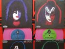 KISS | 4 x Solo Singles Ace, Paul, Peter, Gene | Pink Vinyl |   |