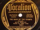 Boyd Senter w/ Eddie Lang 78 VOCALION 3061 Boss Of Stomps / Eniale Blues E- SH2D