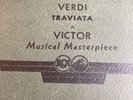 Victor 13x12” 78 RPM Verdi Traviata - Carlo Sabajno AM-112 E+ COMPLETE