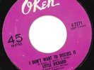 Little Richard - Don't Want To Discuss It - Okeh Original Big 45 - Northern Soul