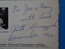 Ruth Slenczynska CHOPIN Four Ballades Decca DL 10029 AUTOGRAPHED