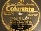 78 Rpm Prewar Jazz Albert Brunies and his Halfway House Orchestra E- Condition