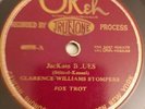 78 Rpm Prewar Jazz Clarence Williams Stompers VG+ Condition