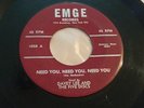 DAVEY LEE & THE FIVE DISCS Need You / It's True, It's Real 7