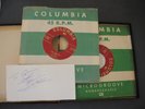 Errol Garner original Autograph and Boxed EP 45 set
