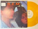 R.E.M. Everybody Hurts 12” Clear Orange Vinyl Rare VG+