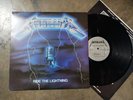 Metallica Ride the lightning LP on megaforce records original insert rare  EX+