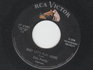 ROCKABILLY 45 - ELVIS PRESLEY - BABY LETS PLAY HOUSE - HEAR 1955 RCA 47-6383