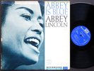 ABBEY LINCOLN Abbey Is Blue RIVERSIDE RLP 12-308 MONO Kenny Dorham Wynton Kelly
