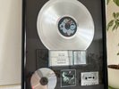 THE CURE: DISINTEGRATION RIAA PLATINUM ALBUM AWARD