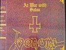 VENOM: AT WAR WITH SATAN CLEAR VINYL LP 2005 REISSUE