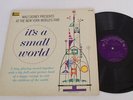 Clean  1963 Walt Disney At The NY World's Fair It's A Small World LP w/ Booklet