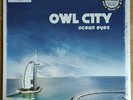 Owl City 'Ocean Eyes' Blue/White Vinyl - black timings on sleeve reverse.