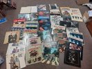 HUGE 54 THE BEATLES VINYL RECORD COLLECTION/GERMAN, RED APPLE & MORE