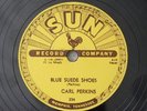 Carl Perkins Blue Suede Shoes 78RPM SUN 234 EX + #Listen# (See Label)