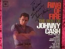 Johnny Cash   CERTIFIED Signed Dedicated autographed Vinyl Album Cover &COA