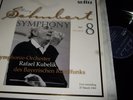KUBELIK : SCHUBERT SYMPHONY NO.8 AUDIOPHILE LP 2005 AUDITE GERMANY