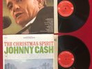 JOHNNY CASH   FOLSOM PRISON LP (1968) ORIG PRESS + CHRISTMAS SPIRIT LP (1965)