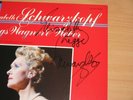 Elisabeth Schwarzkopf SIGNED JAPAN LP - Sings Wagner & Weber / AUTOGRAMM in MINT