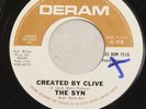 Syn 45 rpm Created By Clive & Grounded 1967 Psych Rock w/sleeve Deram 7510 PROMO