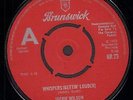 JACKIE WILSON Whispers 7 INCH VINYL UK Brunswick 1972 Demo B/W Reet Petite Has