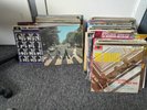 COLLECTION OF VINYL LPS-UNTESTED BEATLES,STONES,TRAFFIC,DYLAN,NUMAN,ALAN PARSONS