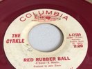 RARE WLP Red Vinyl Cyrkle Red Rubber Ball PROMO Paul Simon