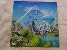 Asia Alpha Album signed / autographed by Howe, Wetton, Downes, Palmer (JSA COA)