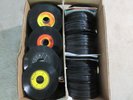 BOX J  500+ 45 R.P.M. RECORDS  FROM THE 50's, 60's, 70's, 80's & 90's