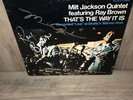 SIGNED x3 Milt Jackson & Ray Brown Vinyl Record Jazz Musician Teddy Edwards