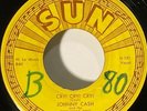 Johnny Cash Cry  Cry  Cry  45 Push Marks Rockabilly-Sun
