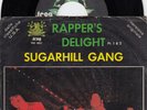 SUGARHILL GANG RAPPER'S DELIGHT RARE 1979 UNIQUE COVER RECORD ITALY 7