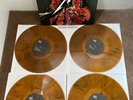 METALLICA - S&M2 4 ORANGE MARBLE VINYL LP BOX SET NEAR MINT