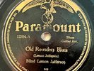 BLIND LEMON JEFFERSON PARAMOUNT Old Rounder Blues/ Begin Back