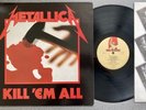 Metallica Kill 'em All 1st UK vinyl press beige labels NM