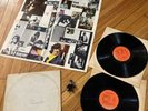 Beatles The White Album LP - 1976 Orange Capitol Double Album with Poster